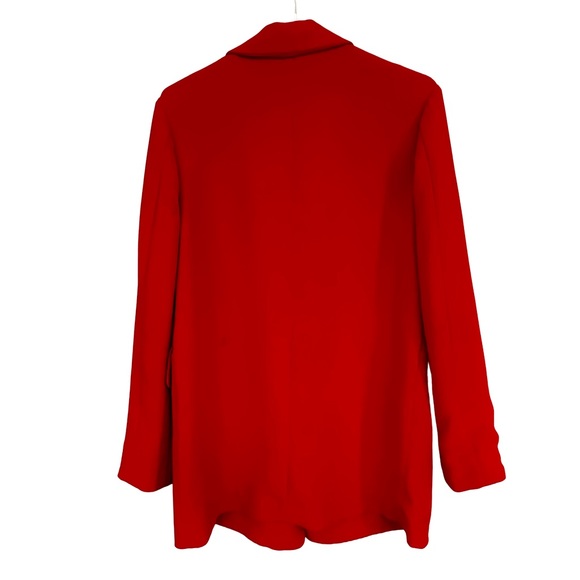 Aritzia Wilfred Cherrelle Relaxed Blazer Red XXS - Picture 4 of 9